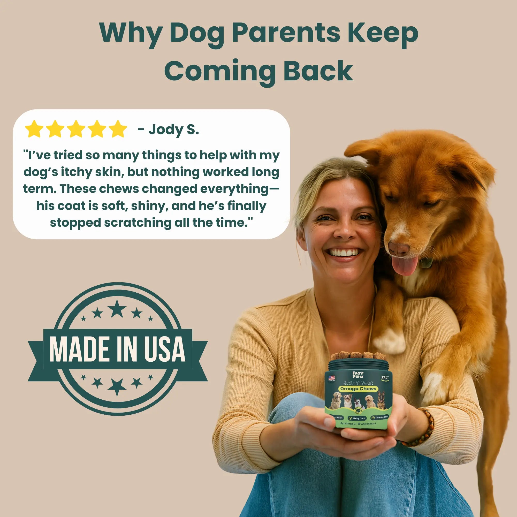 EasyPaw™ Skin & Coat Supplement